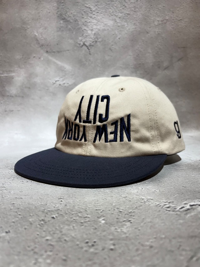 【gifthat別注】Coopers Town/クーパーズタウン ニューヨークシティ Upside Down キャップ  アイボリー