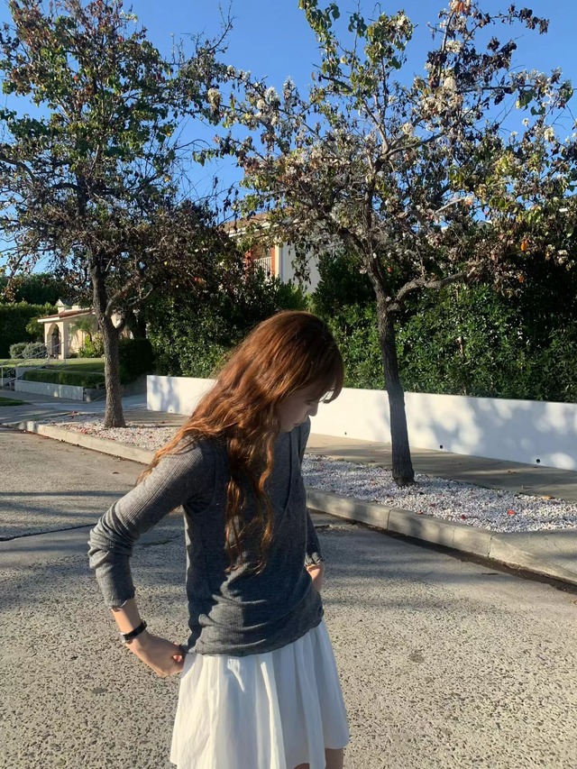 (予約) LIFFEY / Frill rib boat neck tee 3color　