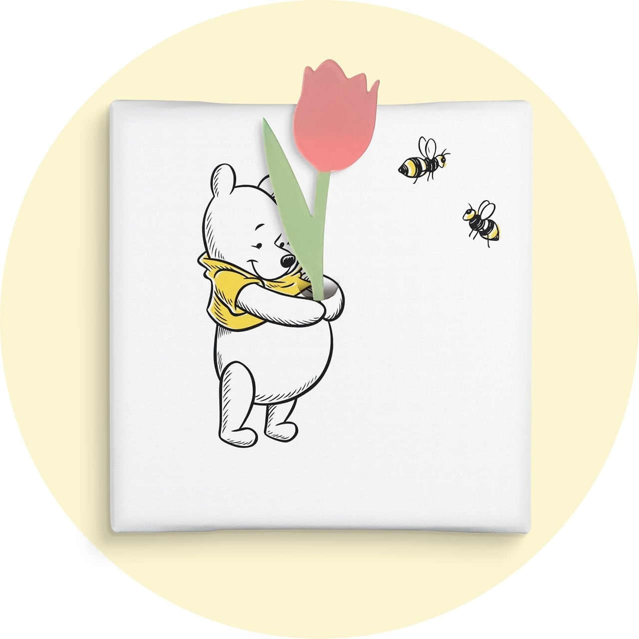 ディズニー アートパネル くまのプーさん プーさん 一輪挿し IKE-DSNY