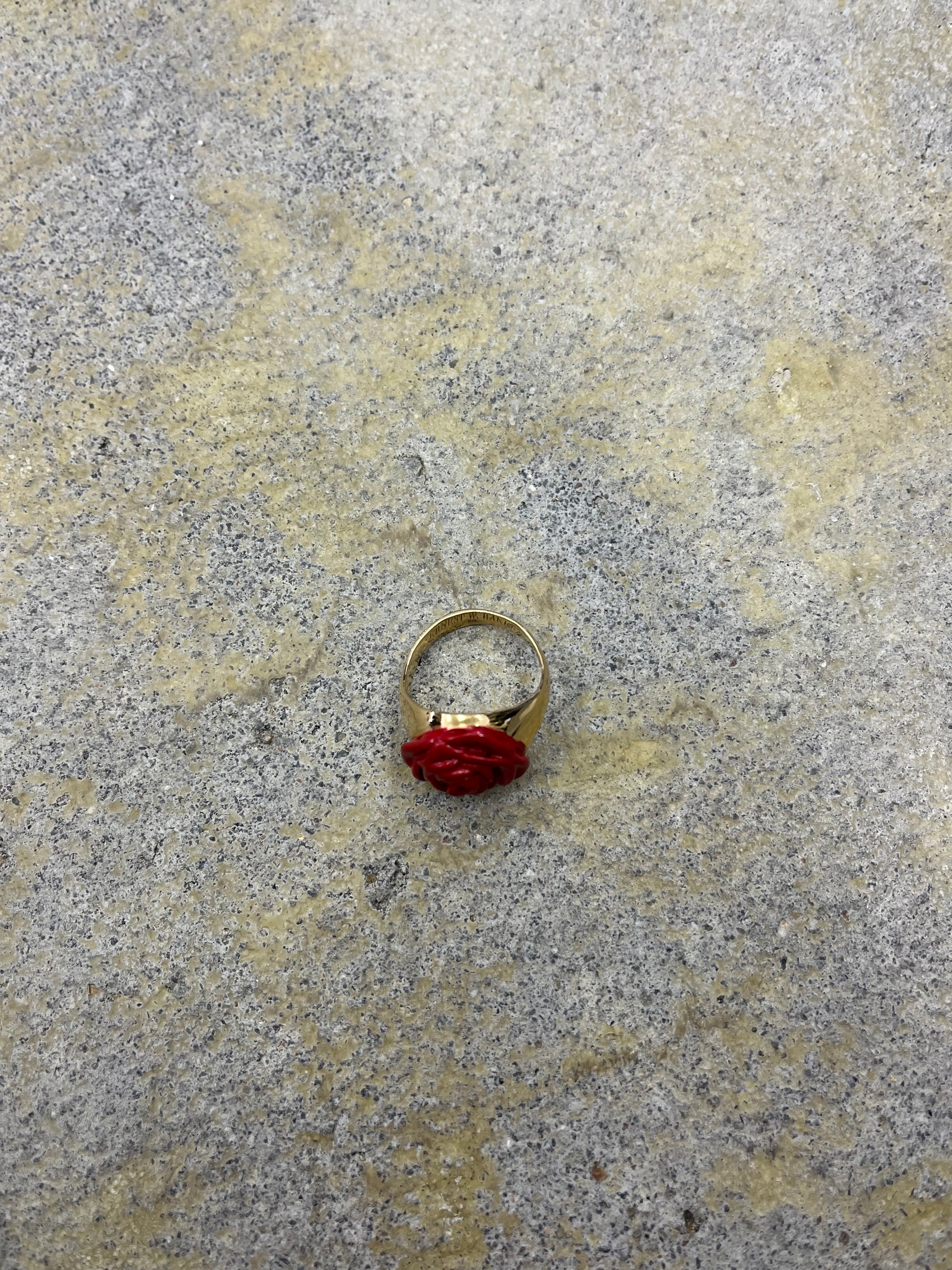 ERNEST W. BAKER | ROSE RING | RED | HOWDAY