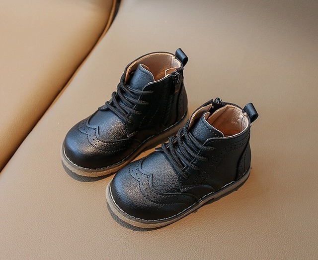 [即納brown14cm][取り寄せ]Lace-up boots