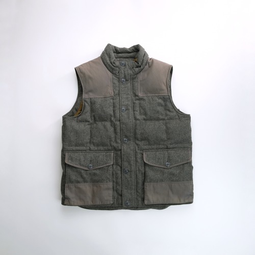 【Eddie Bauer】Wool Down Vest 550Fill Gray XL