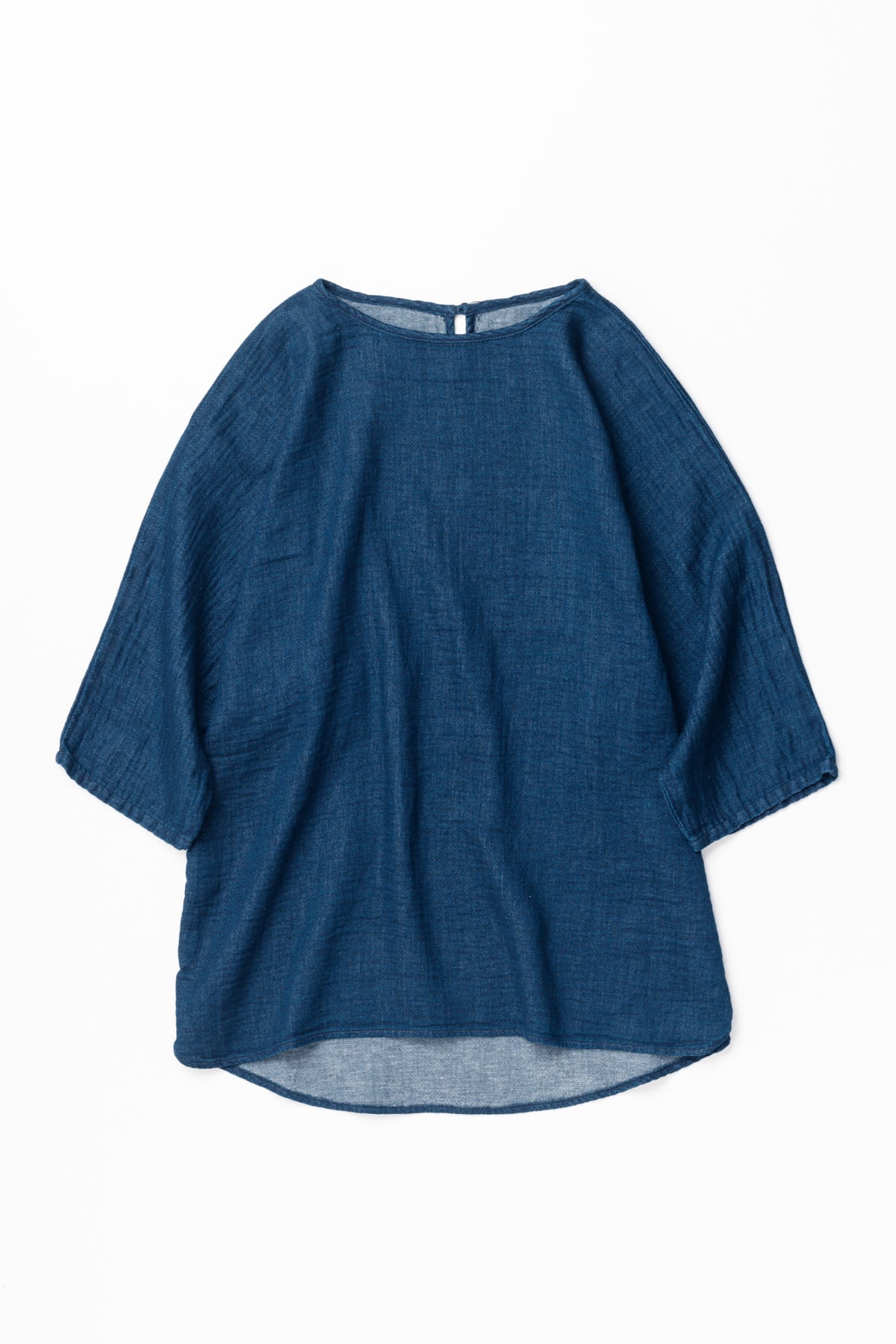 【エアリーデニム】リラクシーブラウス