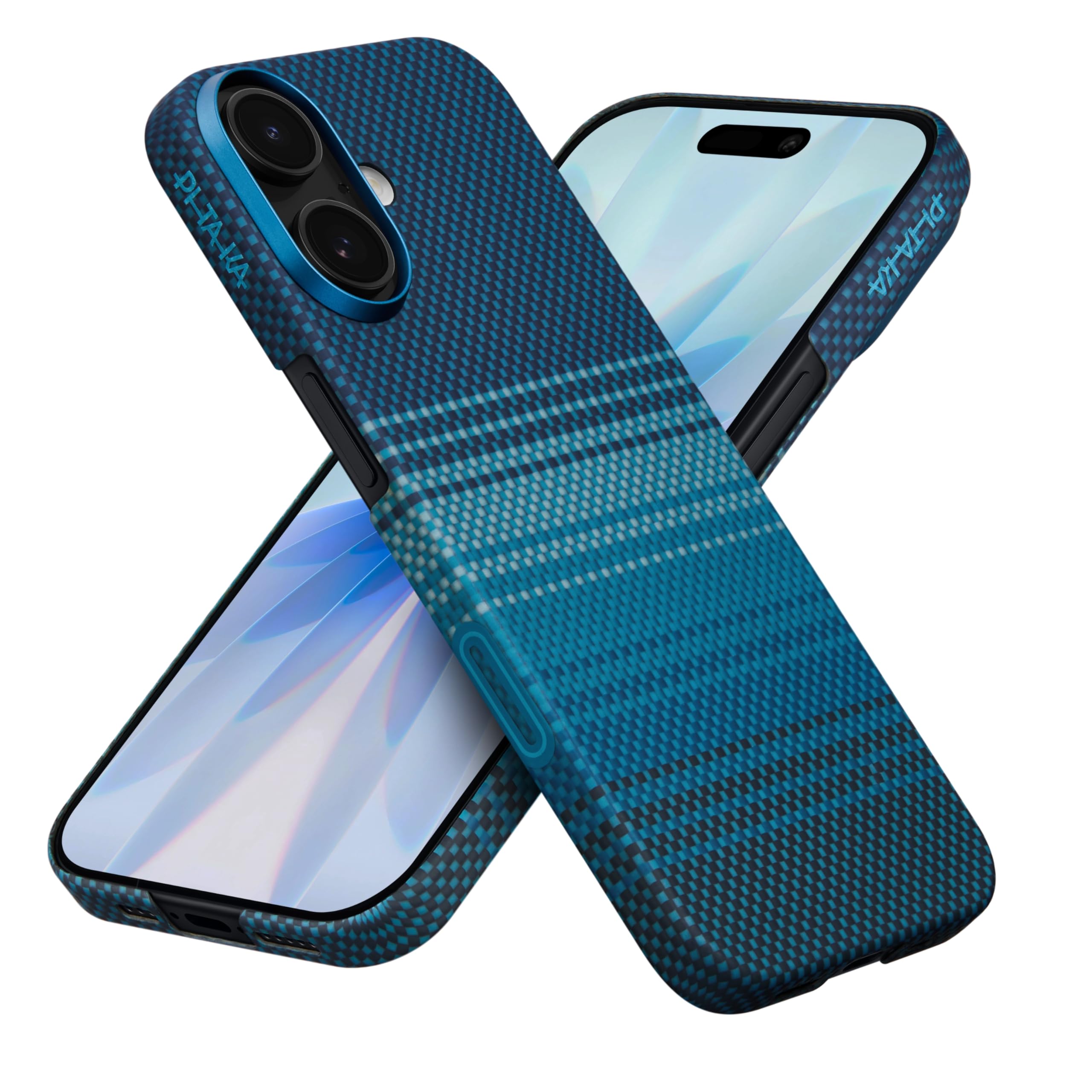 【0.88mm極薄】PITAKA iPhone 17 用ケース 19g軽量 600Dアラミド繊維製 薄型 耐衝撃(Moonrise柄)