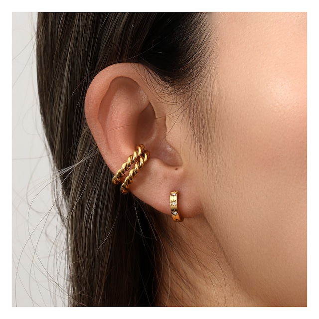 316L Twisted Ear Cuff(2set)