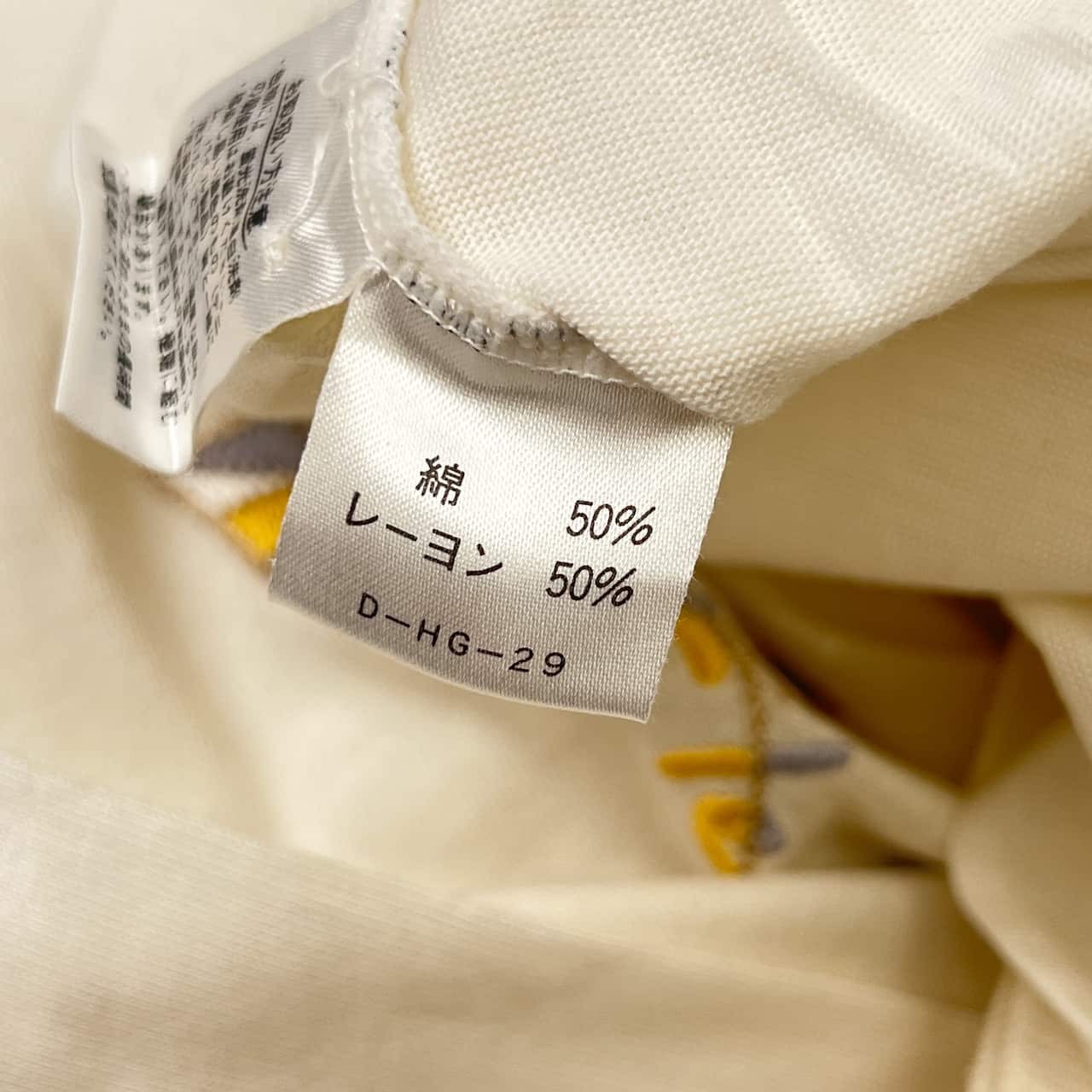 90s GOLF BALENCIAGA  バレンシアガ 刺繍デザイン 長袖 ポロシャツ LL/ホワイト レディース ゴルフ ビンテージ