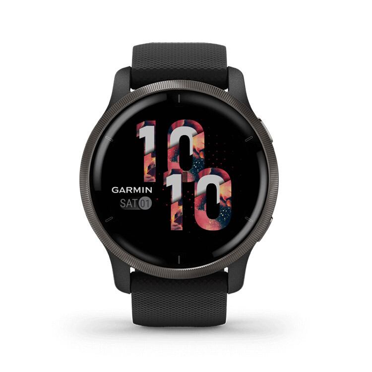 GARMIN ガーミン スマートウォッチ】Venu 2 Black / Slate 010-02430