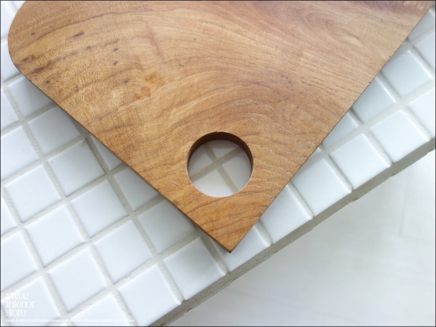 チークカッティングボード25N まな板 キッチン用品 一枚板 調理用 天然