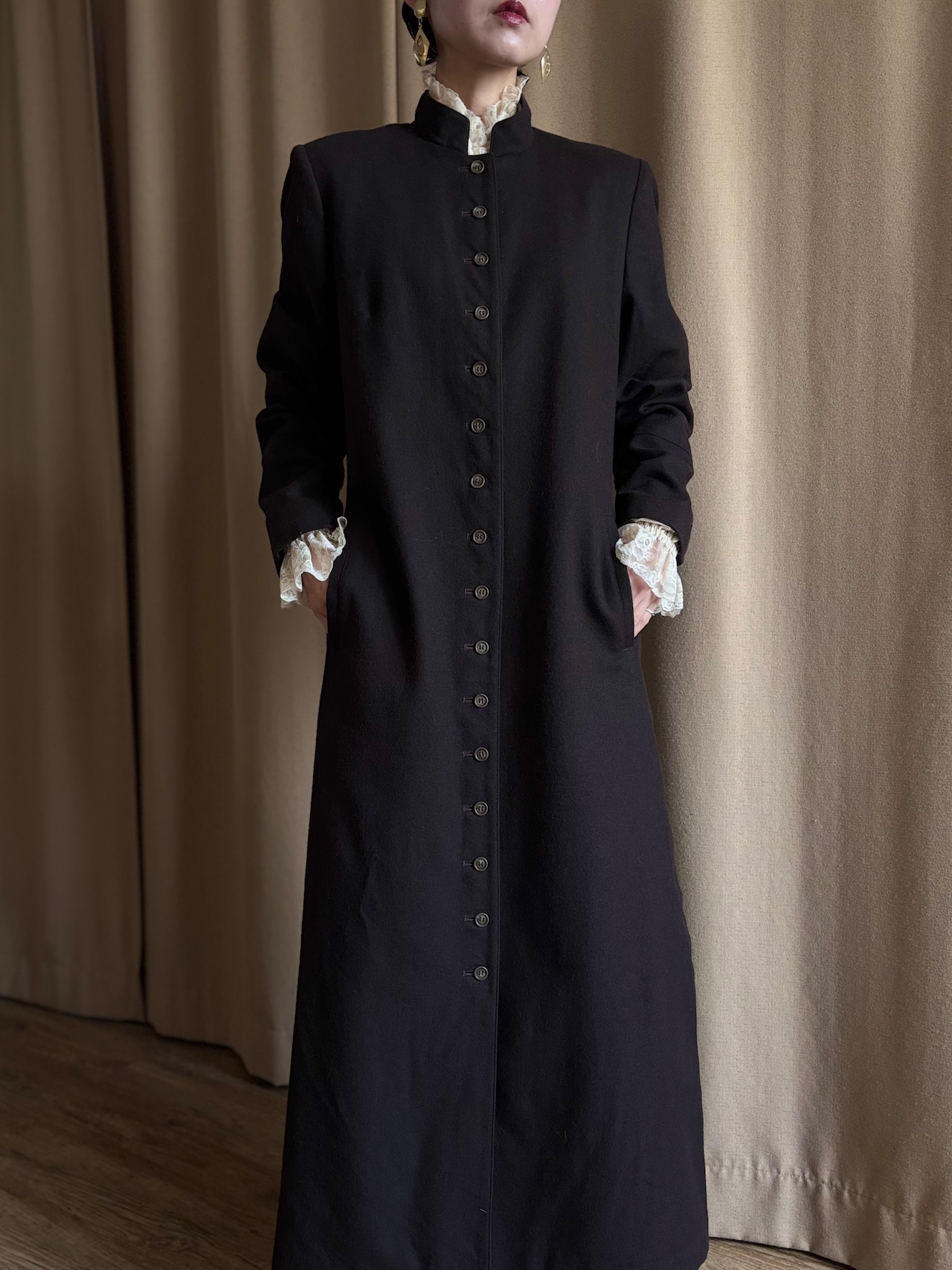 MADE IN RUSIA classic vintage wool coat-5145-2