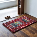 コストコ再販商品 【2セット】ウィルトン織マット 50ｘ80cm イビサレッド
