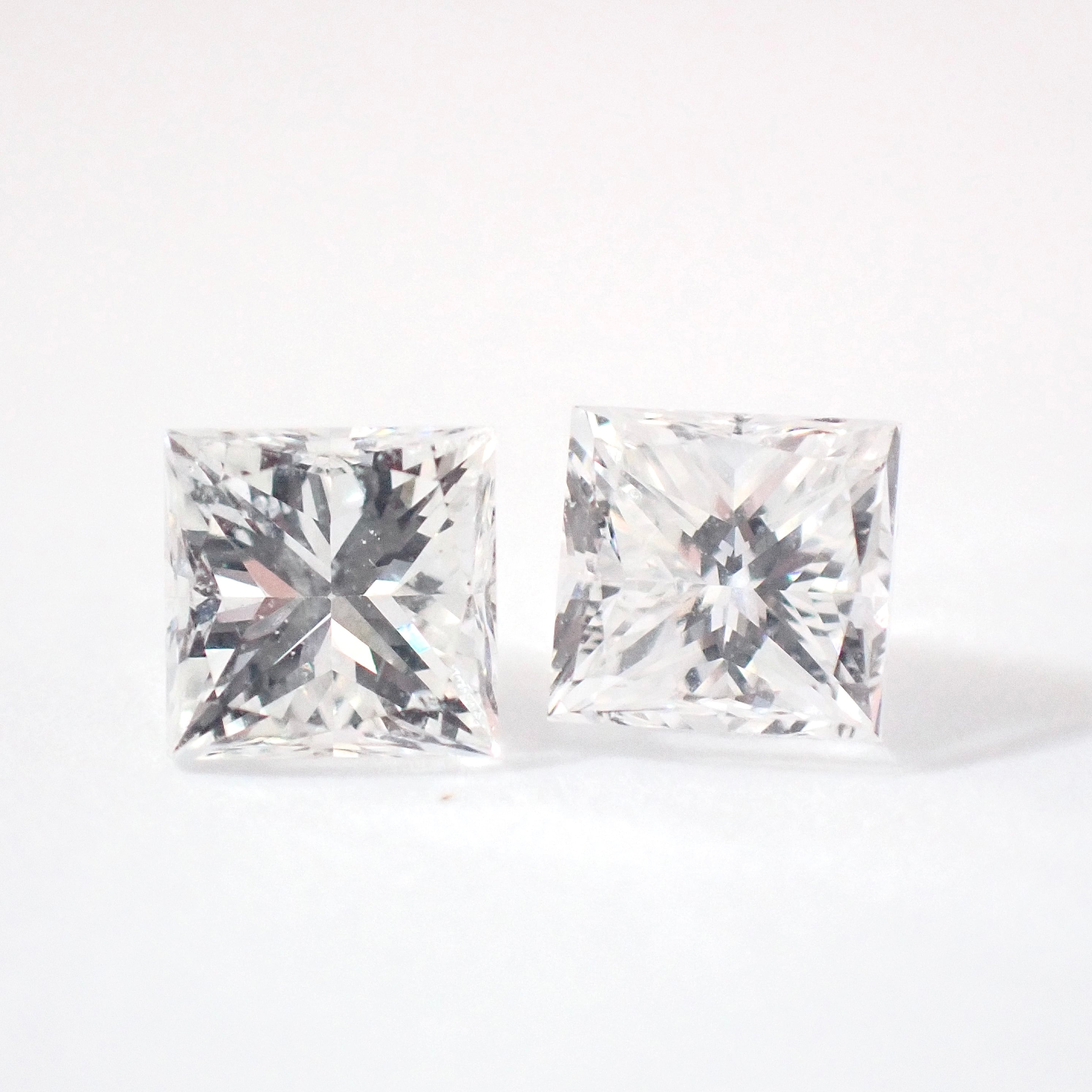 【卸売価格】 0.326ct G VS1 天然 ダイヤ ルース プリンセスカット