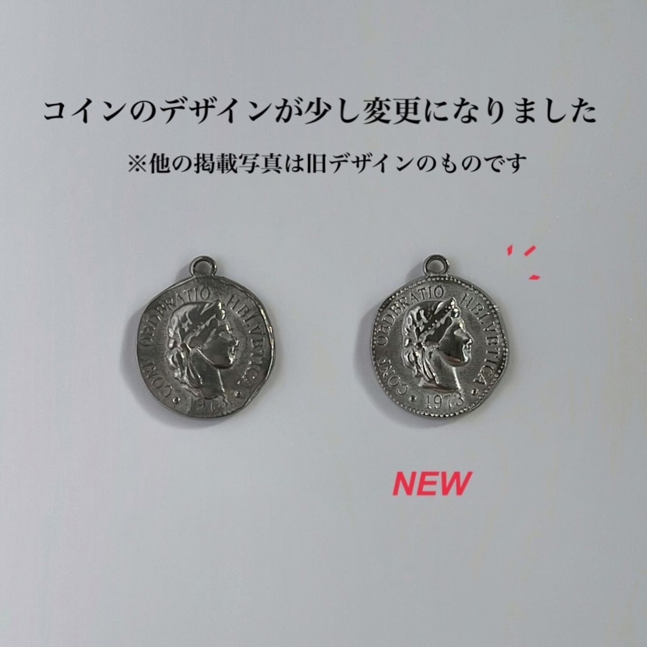 ［3種類から選べる］コイン　シルバー ネックレス