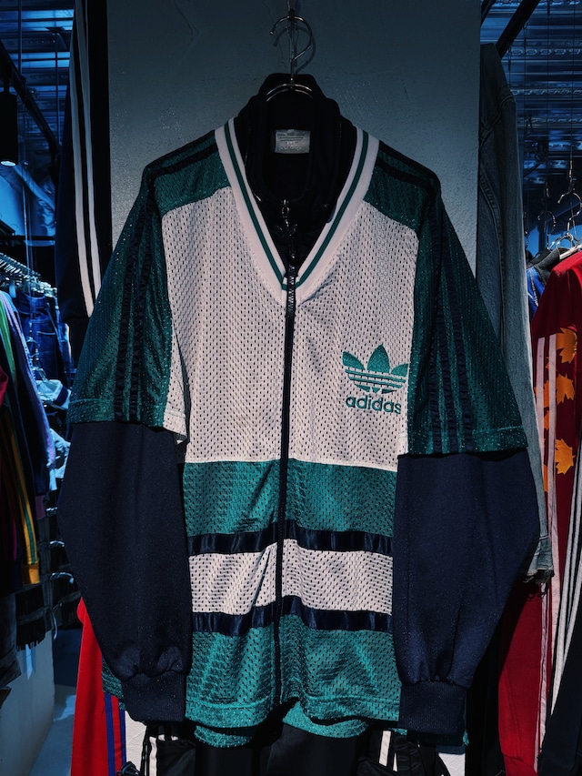 【D4C】special 80's vintage "adidas Originals" layered fusion design track jacket