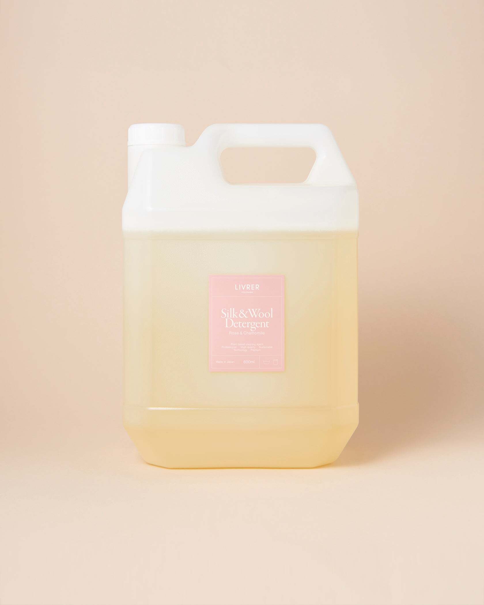 LIVRER シルク & ウール ディタージェント（４L）／ ローズ & カモミール
