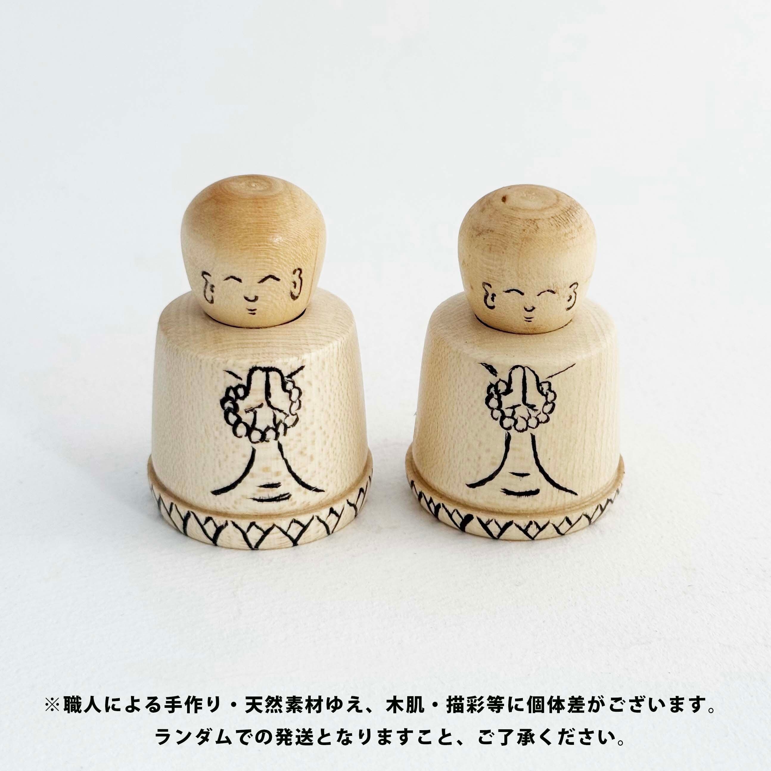 仏像こけし（土湯系 / 西山敏彦工人）