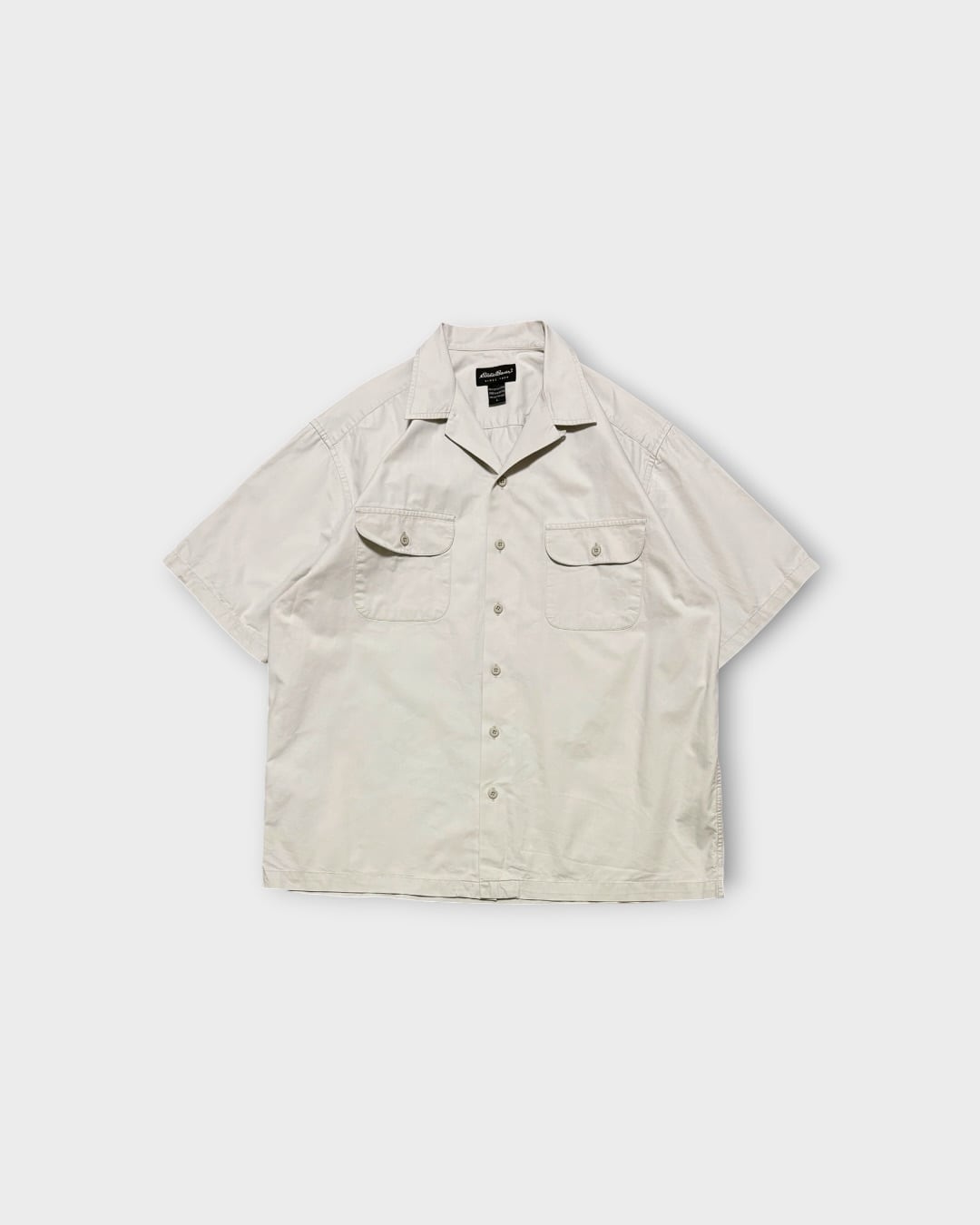 【Used】2000’s “Eddie Bauer” Open Collar Shirt