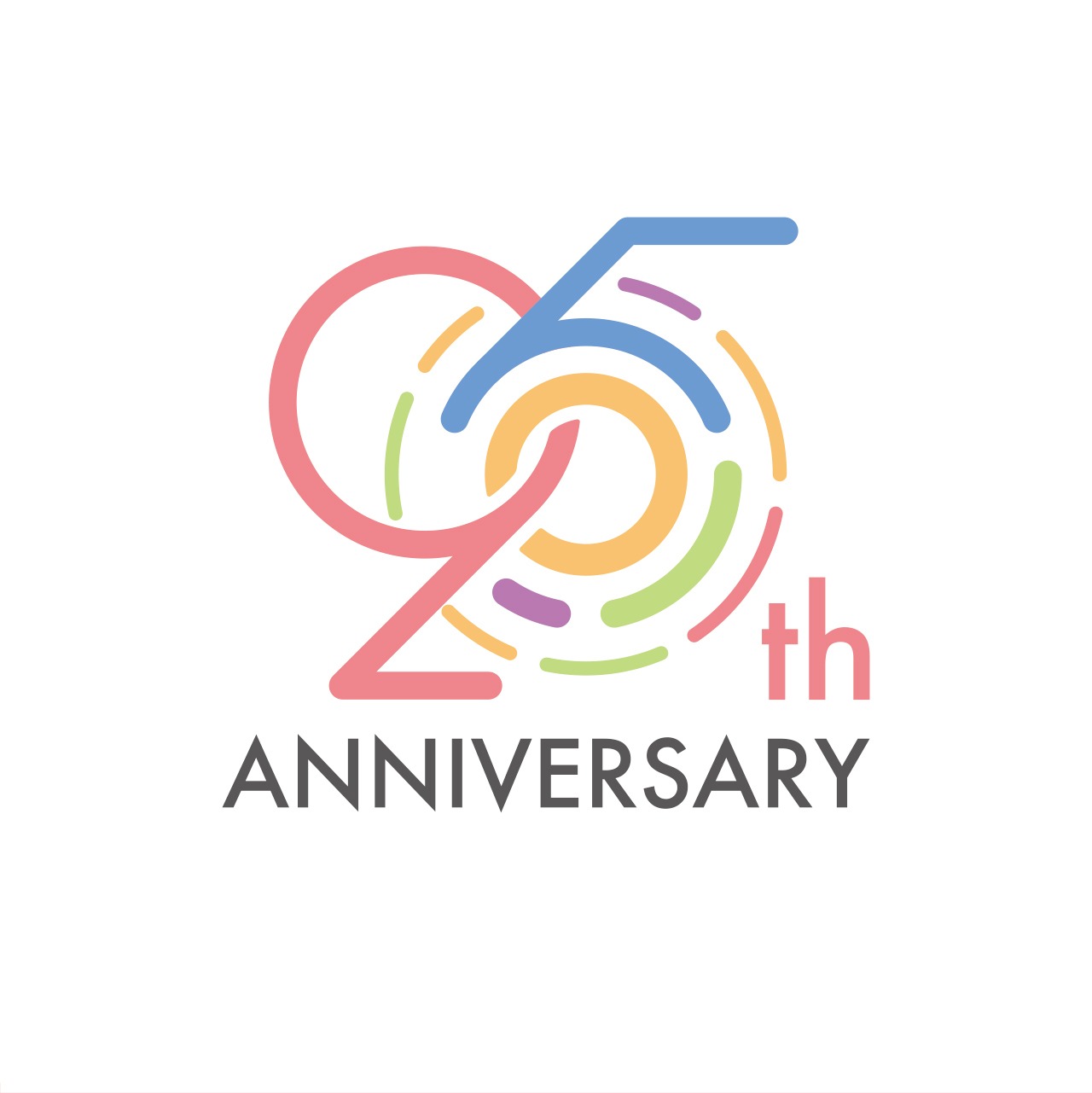 織りなす輪の広がり25周年ロゴ