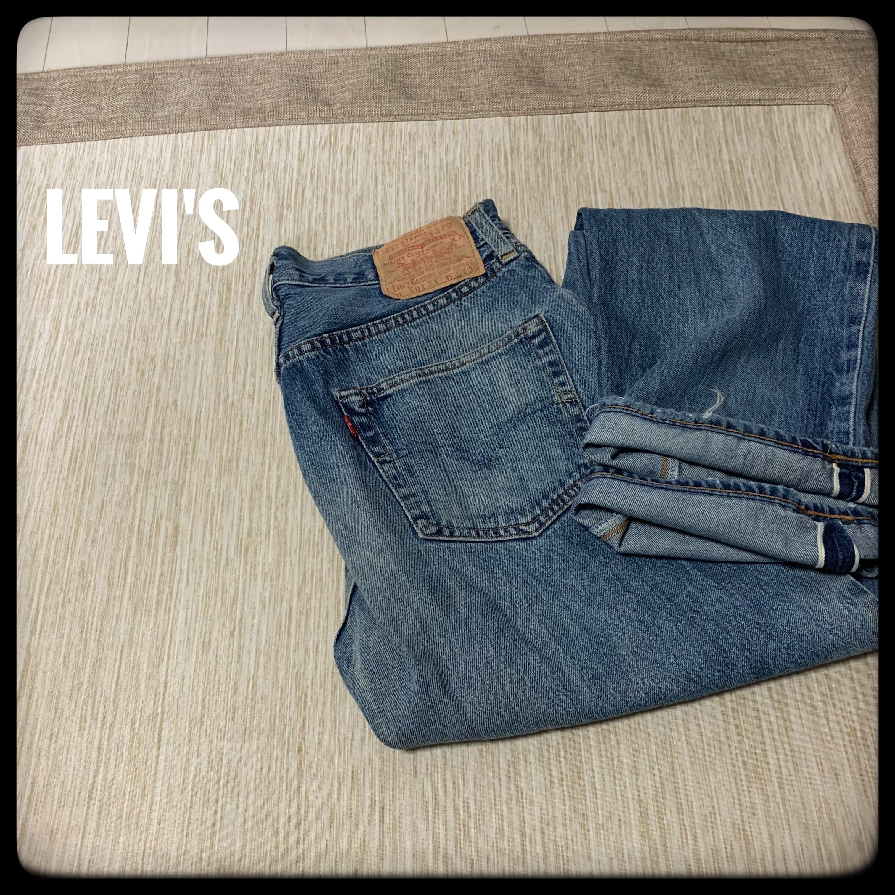 希少【90s】Levi's 501XX 復刻 USA製 赤耳 バレンシア W32 - デニム