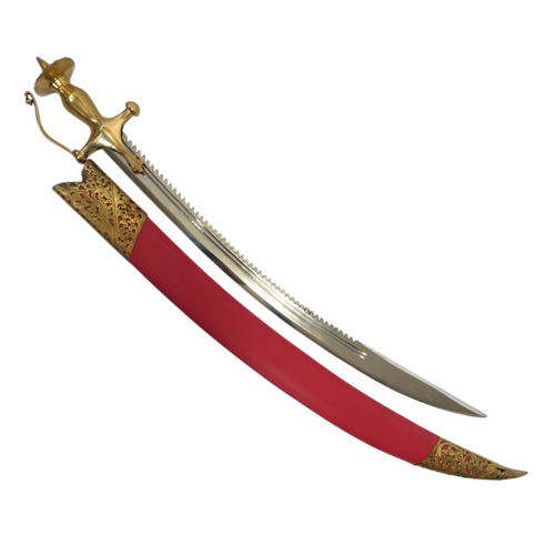 タルワールキルパン 真鍮製刀身 模造刀 インド刀