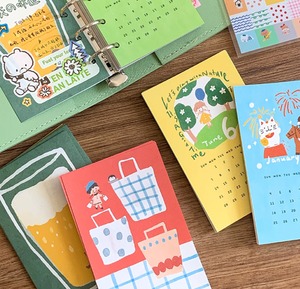 新作☆MO741｜Molinta【绘色时光】M5 手帳 リフィル / メモ