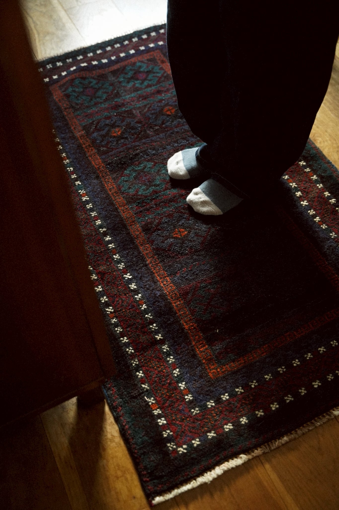 1982-Vintage Baluch rug