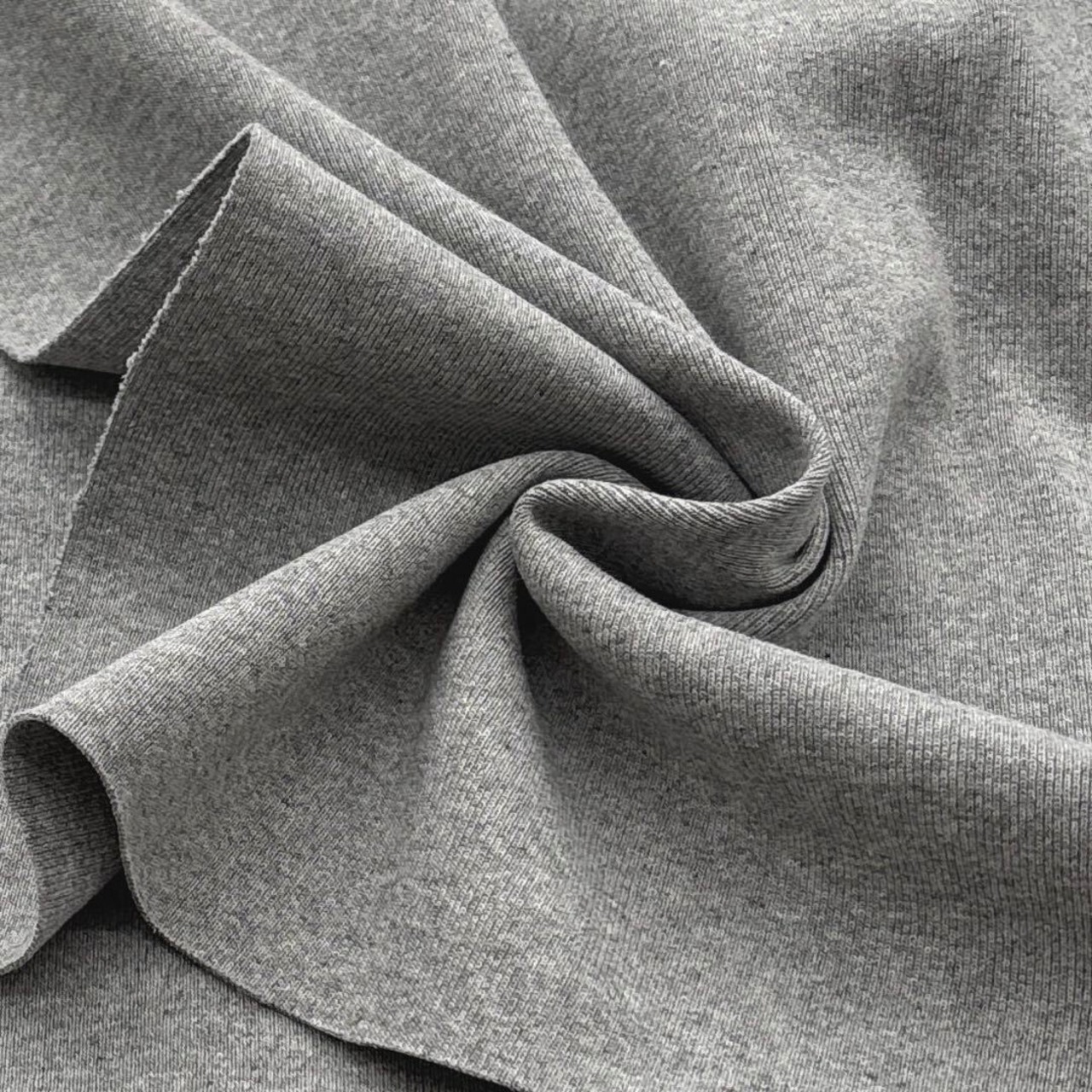 ★AM154◆3.1m◆ラスト1点‼◆綿100%フライスニット生地◆グレー