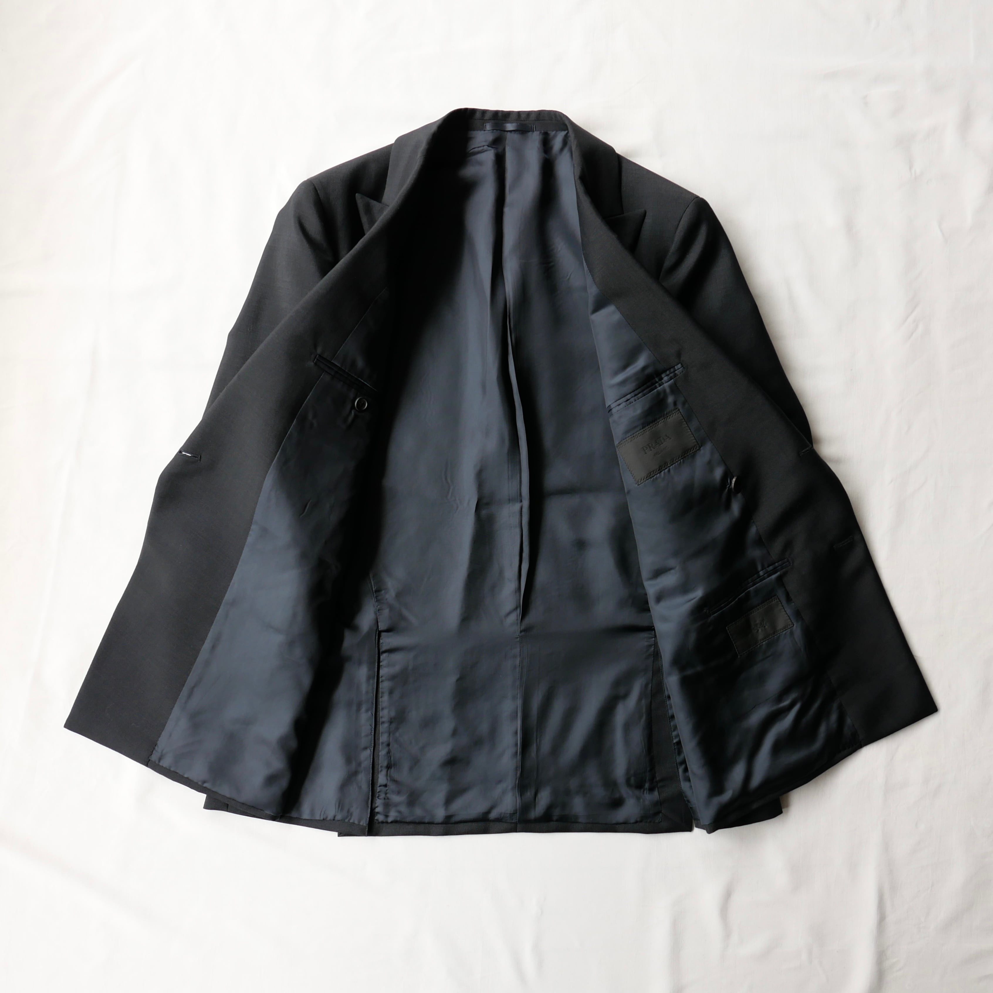 PRADA MOHAIR/WOOL DOUBLE BREAST JACKET | safarionline