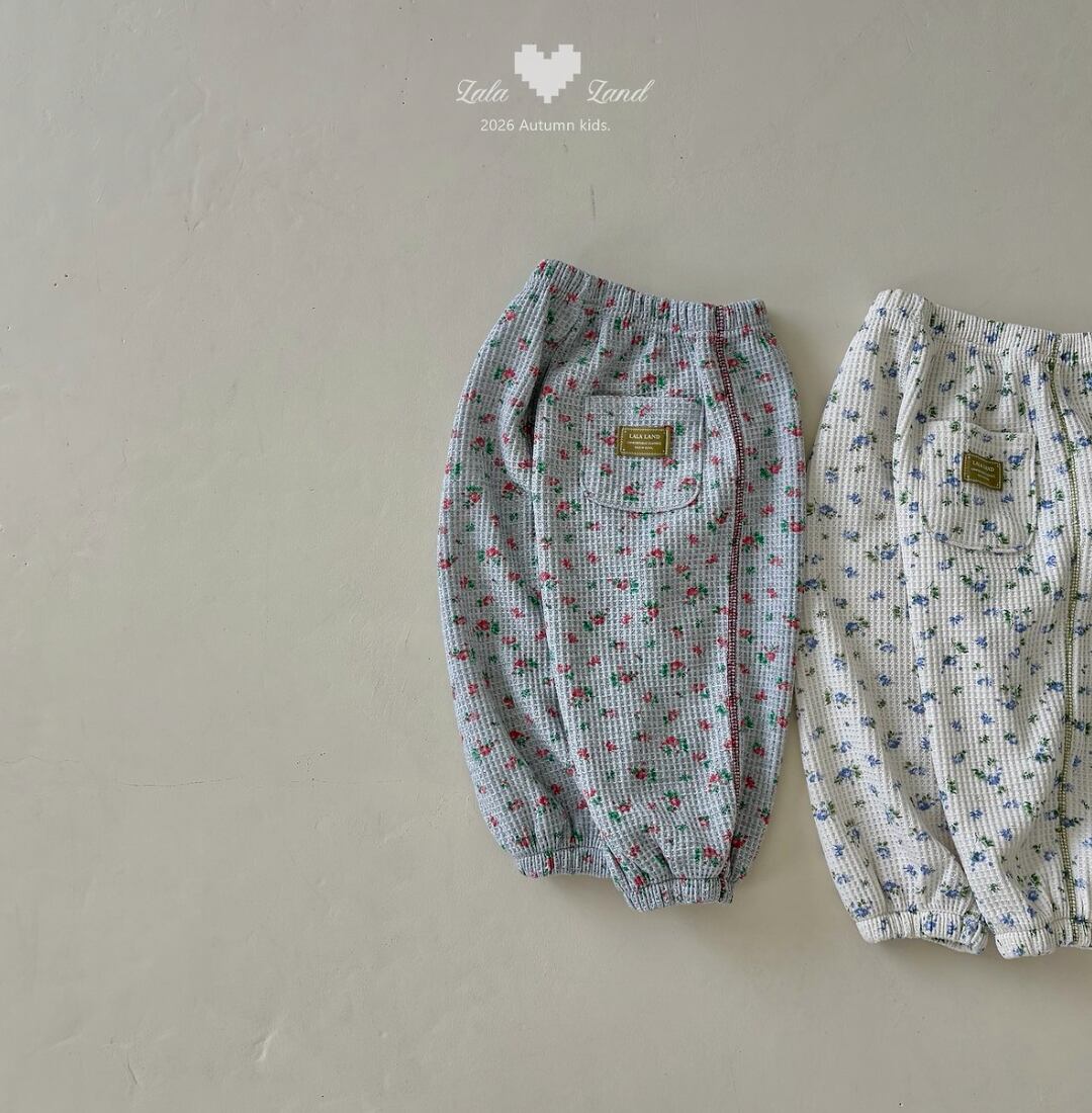 送料無料【予約】/ kids クロッフルジョガーパンツ /lalaland