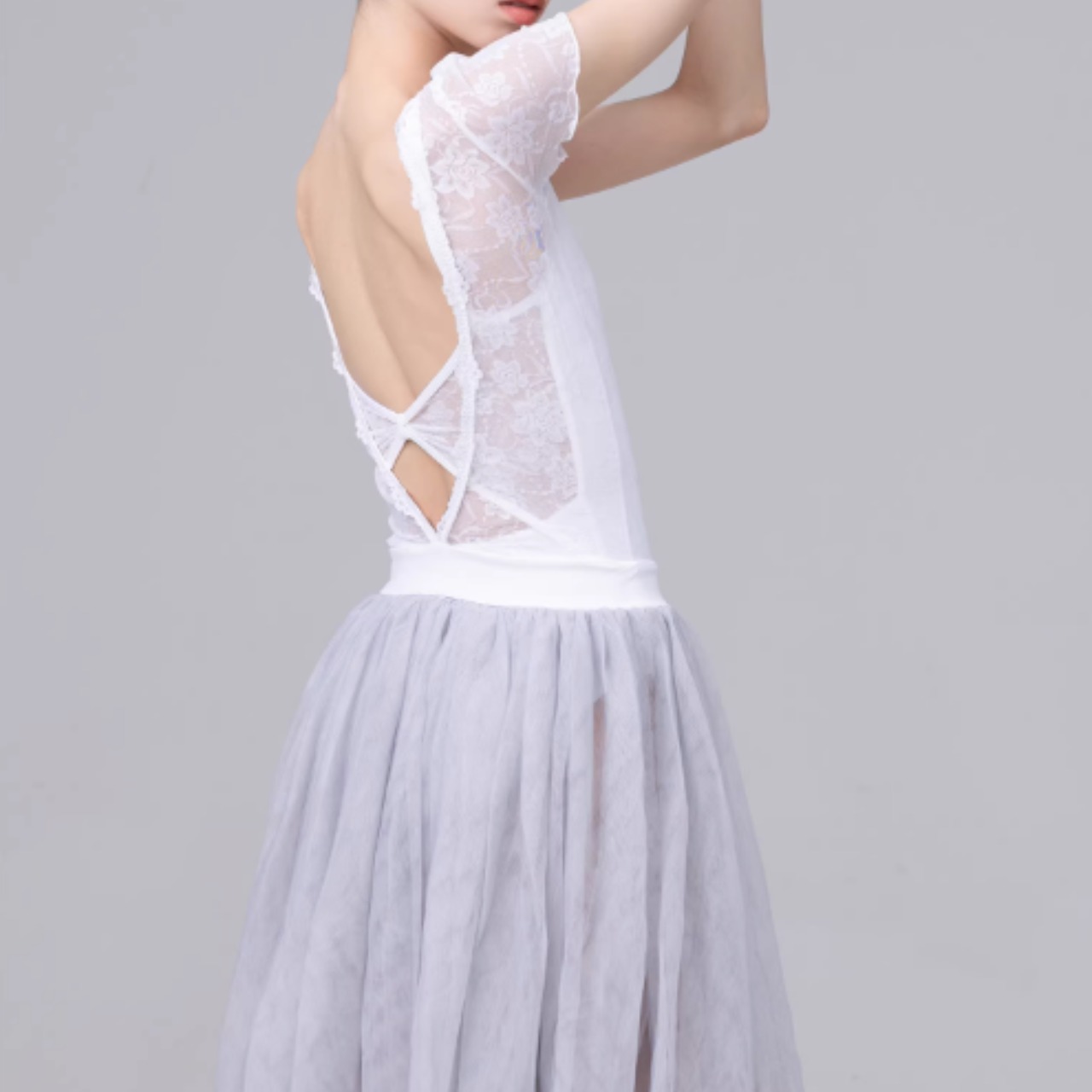 レーストップ オーバーワンピース L0499