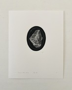 戸次祥子 BEKKI Shoko「To be a little stone  星拾  ほしひろい」(木口木版) BEKKI Shoko/woodcut print thumbnail 1