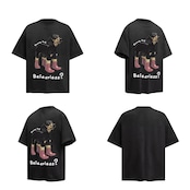 VINTAGE ストリート 長靴ダックスフント Tシャツ T1701