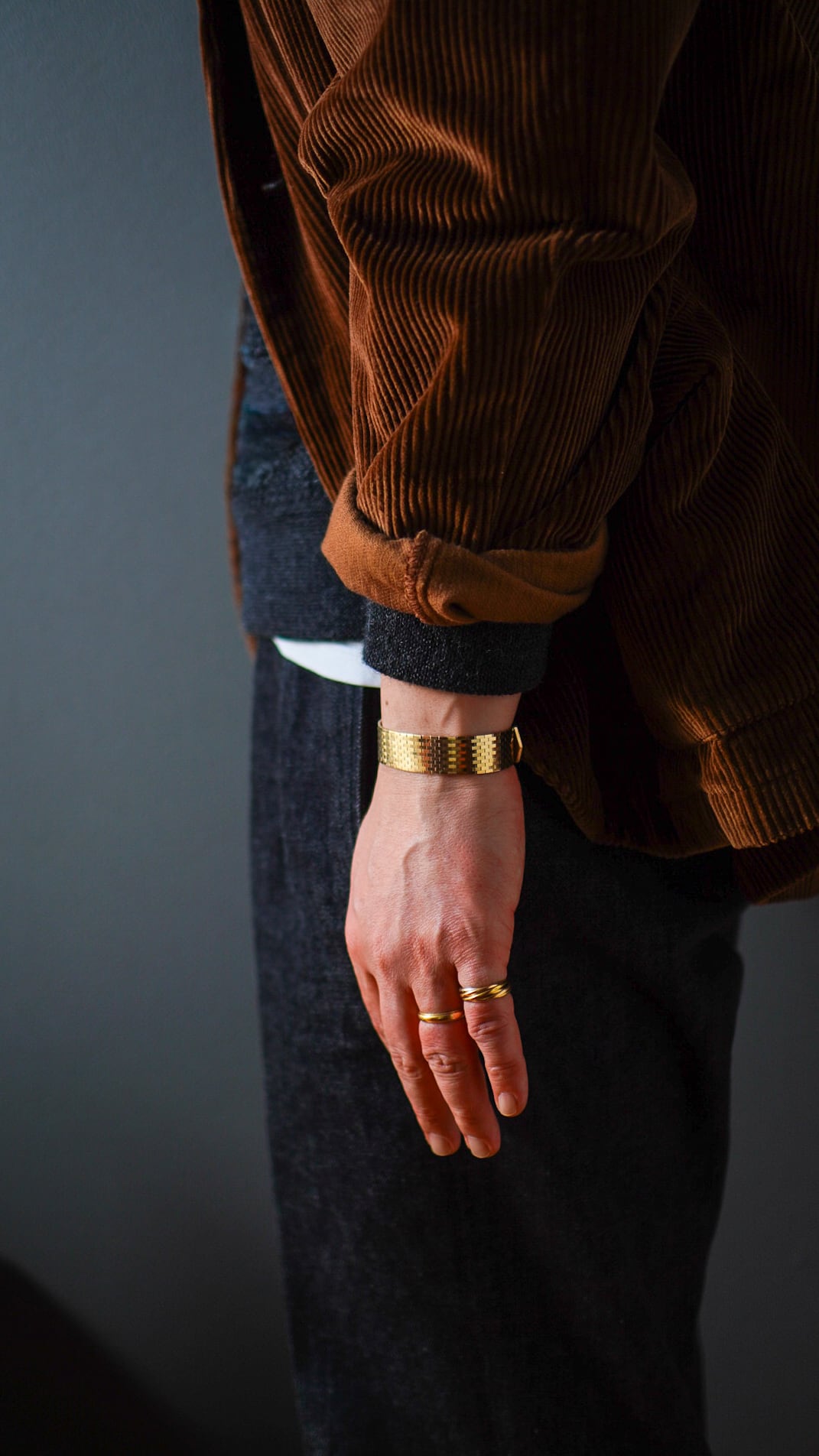 1970-1980s】CARTIER カルティエ トリニティ 7連 リング《K18 YG WG PG
