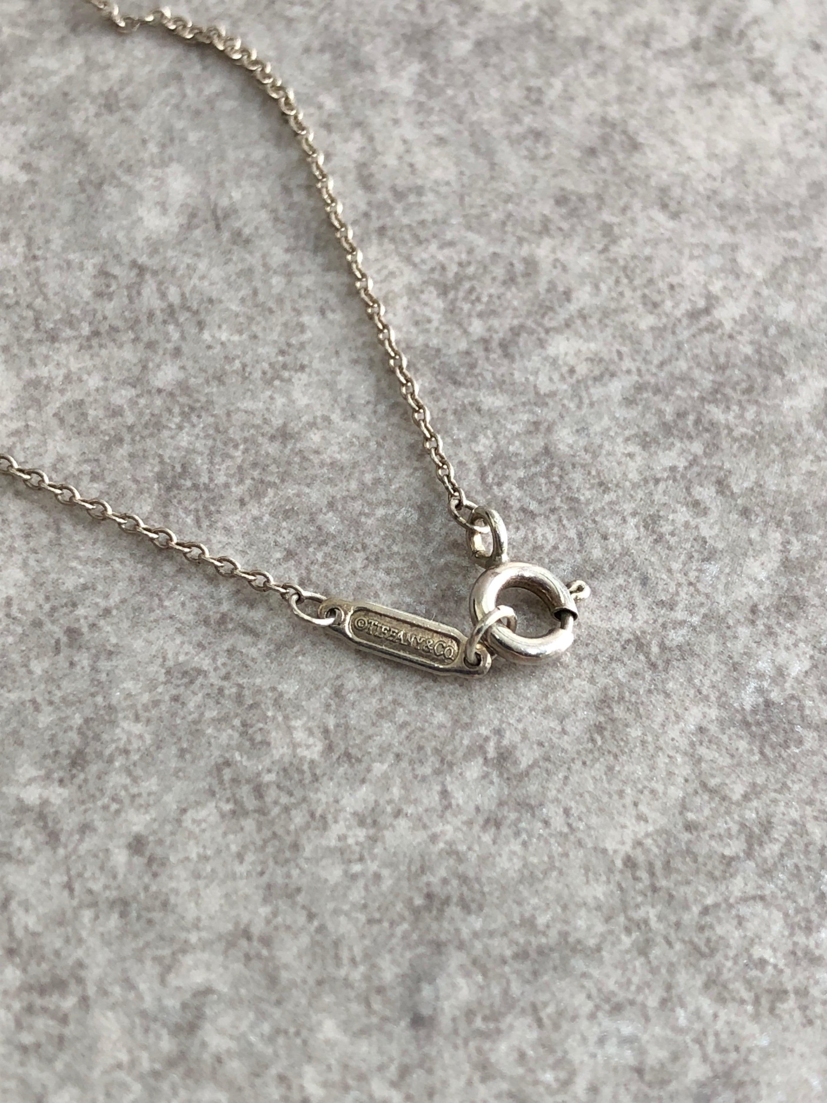 Tiffany & Co. ティファニー ネックレス シルバー×ターコイズブルー