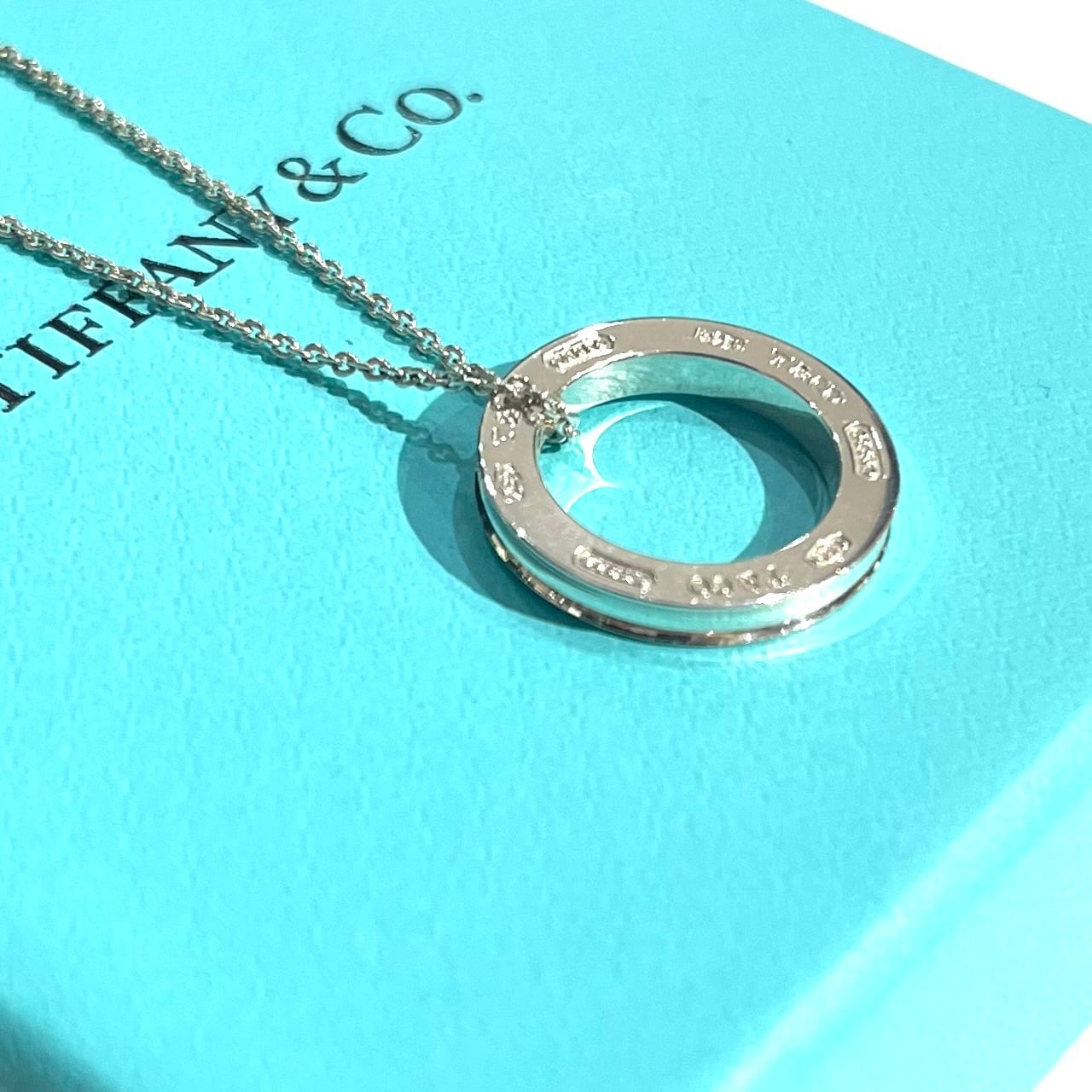 TIFFANY&CO.】1934 TIFFANY &CO サークルリングネックレスシルバー925