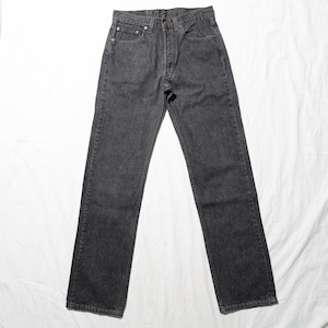 美品 31×32 Levi’s 501 USA 93年 先染めブラックデニムパンツ リーバイス