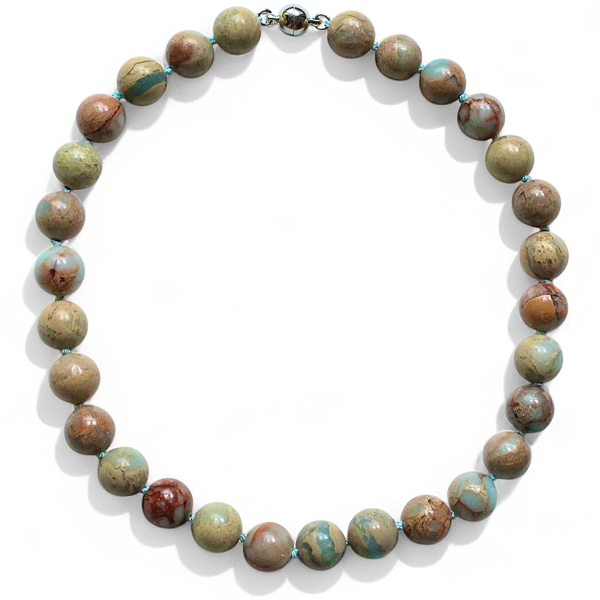 halo  Stone Necklace 未使用品　シルバー　天然石 058 Stay Gold Collection】 赤水晶 鉱物原石 シルバー925