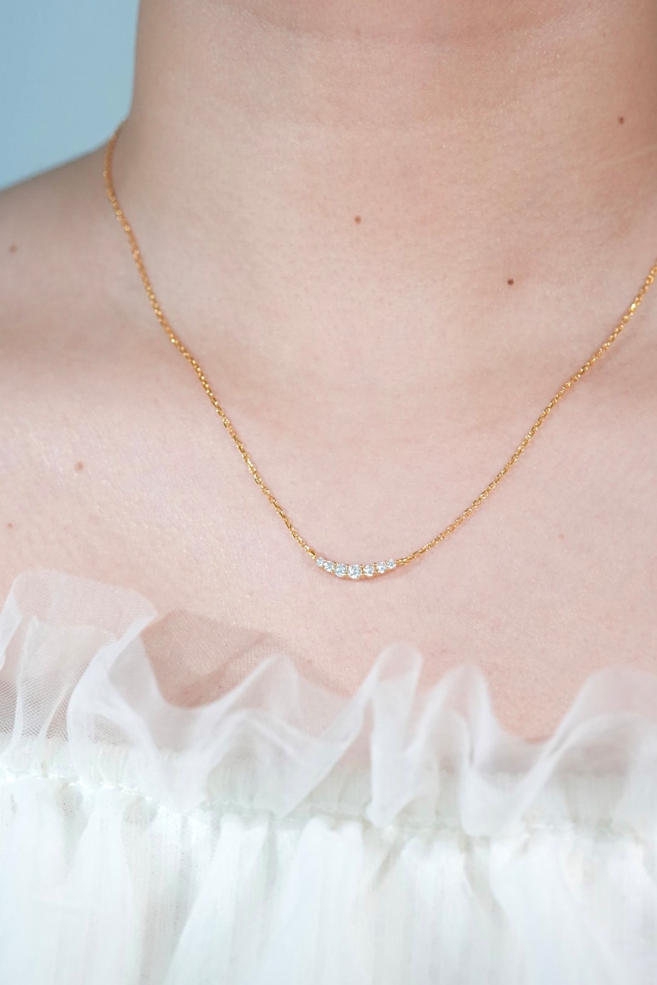 mini tiara necklace