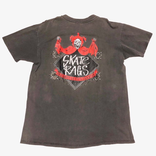 90s SKATE RAGS スケートラグス Tシャツ 【XL】オールドスケート 