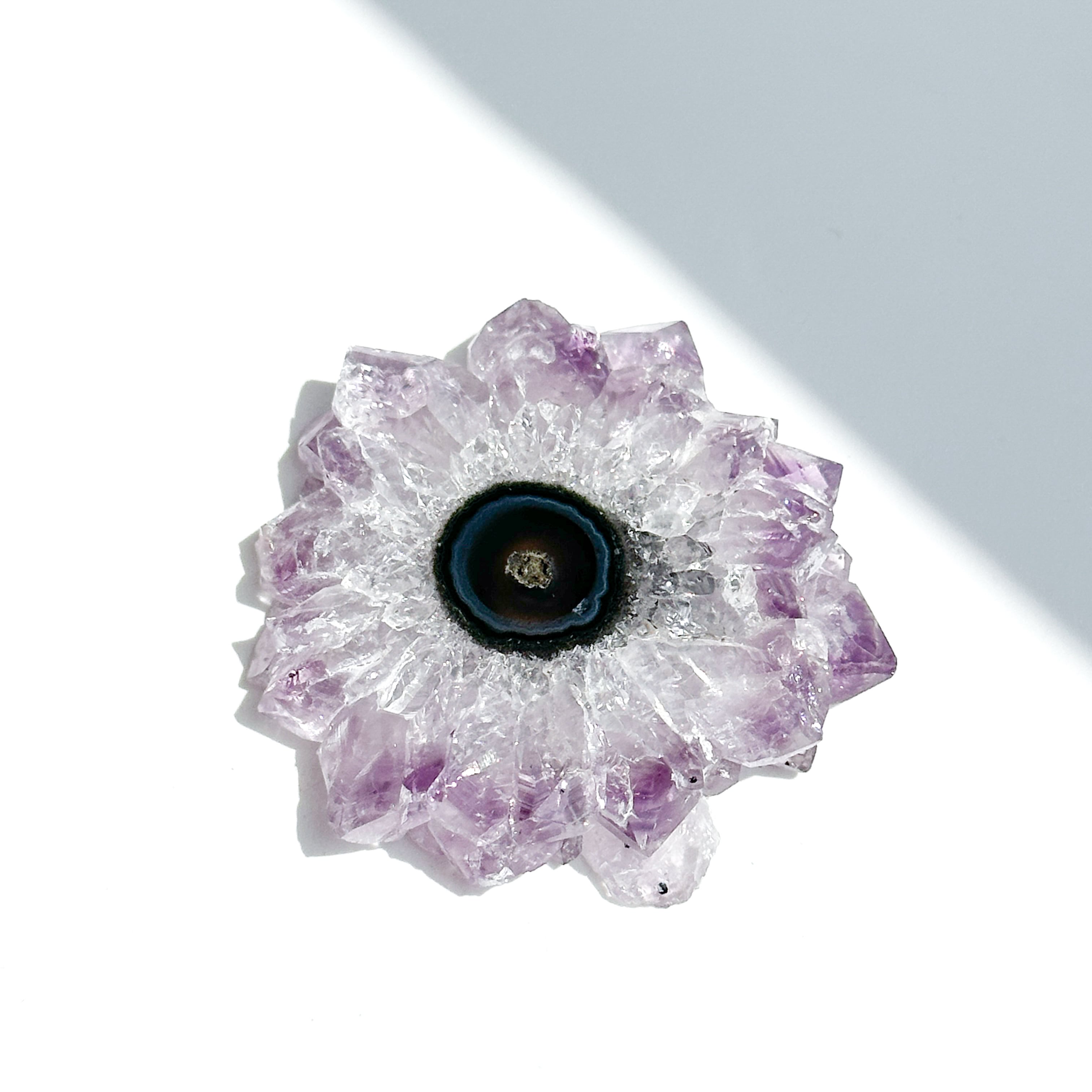 フラワーアメジスト スライス74◇ Flower Amethyst ◇天然石・鉱物