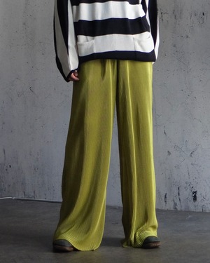 lime green easy wide pants