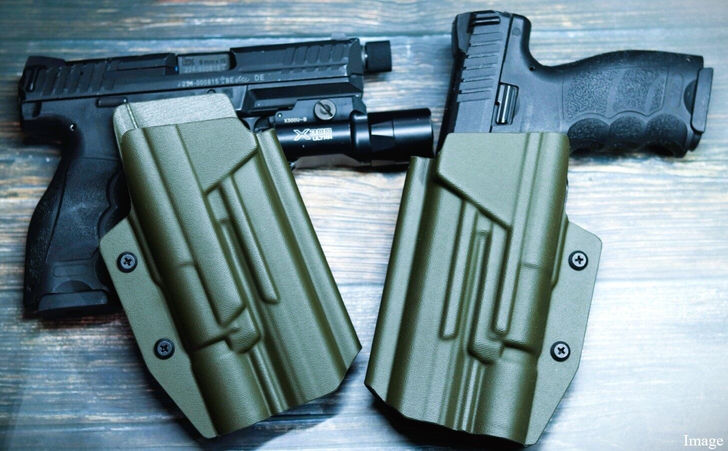 六七五 H&K VP9 X300U ライト 専用 カイデックスホルスター 右用 国内