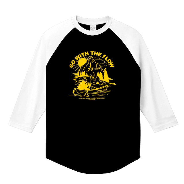 ACTPROS × OUTDOOR MONSTER GWTF 5.6oz ヘビーウェイト ラグラン ハーフスリーブ TEE【3colors × 6logo colors】