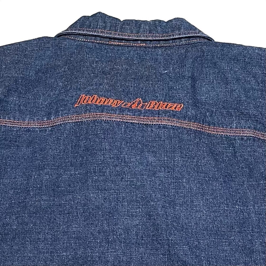 size XXL】90s Johnny Blaze ジョニーブレイズ デニムジャケット | PAY ID