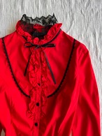 "unknown" Gothic Fril Blouse