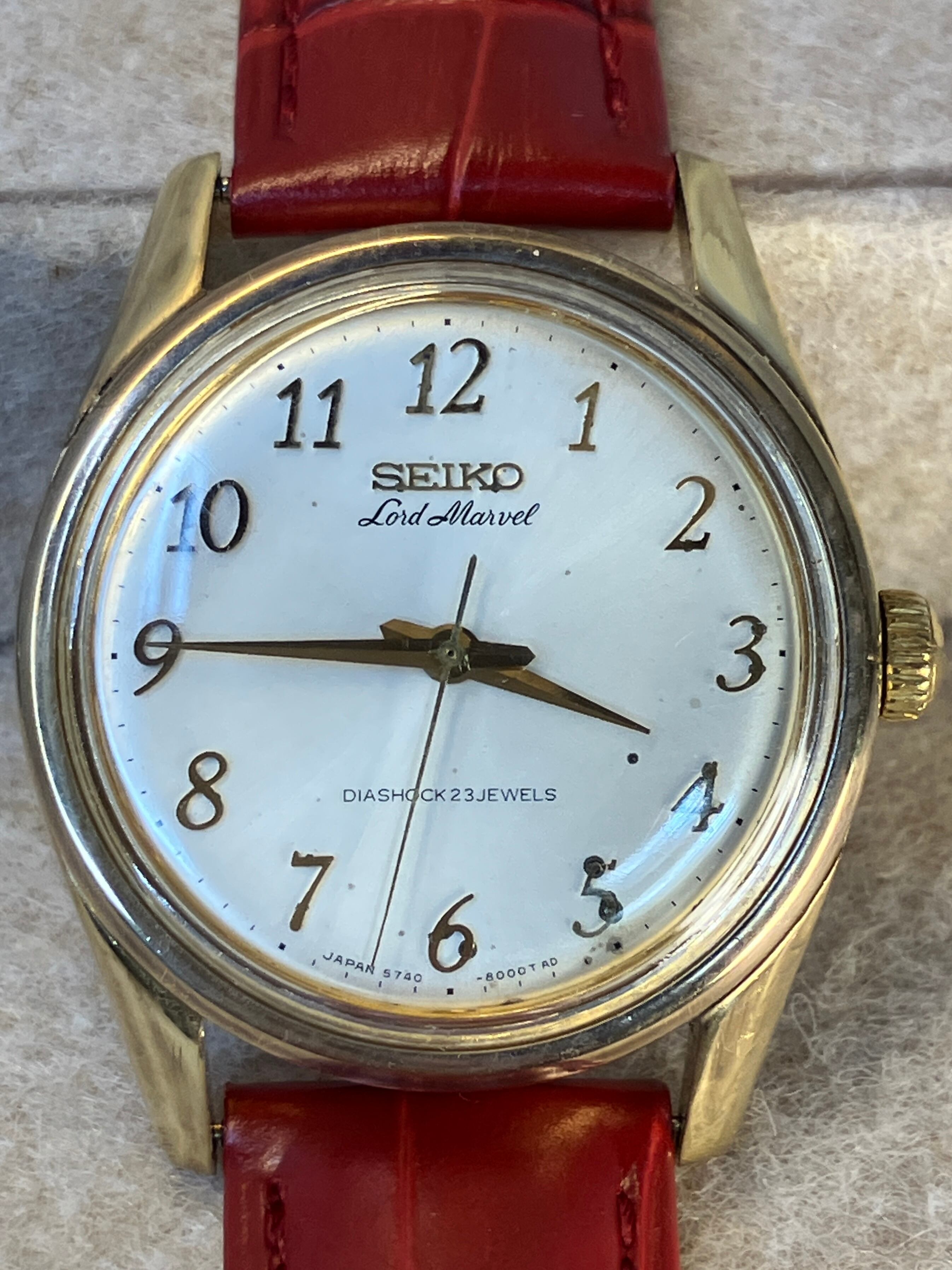 け*い様 SEIKO LORD MARVEL 手巻き時計 5740-8000 1966年12月製】SEIKO Lord Marvel 5740-8000／手巻き 銀文字盤/タツノ