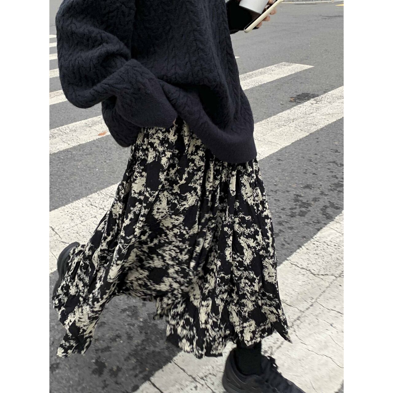 インクプリントロングスカート R00422