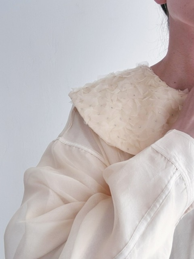 BUNON / Embroidery Collar Dress