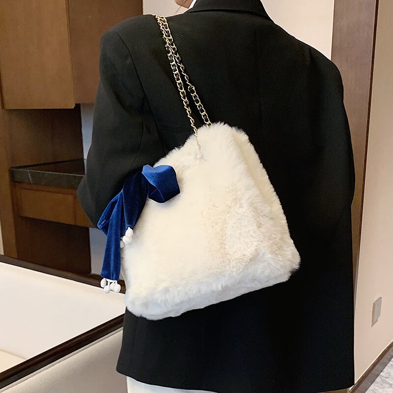 ベルベットチェーン オータムウィンター 秋物 冬物 手作りハンドバック45717720307