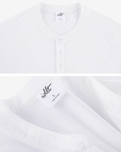 ヘンリーネックロングスリーブTシャツ　S0125