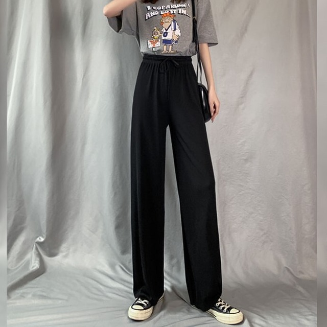 パンツ ボトムス ズボン レディース 送料無料 ワイドパンツ ロング丈 9分丈 ストレート ワイド ガウチョ ウエストリボン ハイウエスト リブ 伸縮性 かわいい 大人可愛い シンプル カジュアル 上品 おしゃれ レトロ アジアン エスニック 大人女子 こなれ感 ラフ スポーティー ルーズ セクシー とろみ感 抜け感 S M L XL ゆったり 黒 ブラック くすみカラー 大人カラー 無地 春 夏 秋 冬 10代 20代 30代 ママ お出かけ 女子会 休日 旅行 海 プール 着回し 普段使い 美脚 脚長